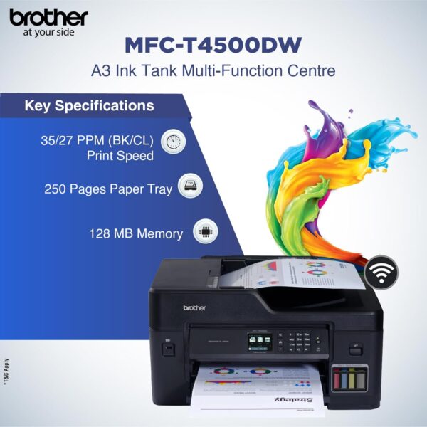BROTHER T 4500DW A3 - Image 4