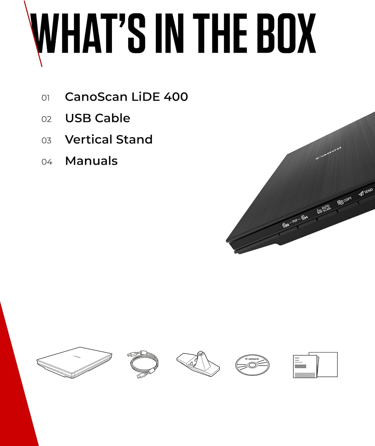 Canon SCANNER LIDE 400 FLAT - Image 3