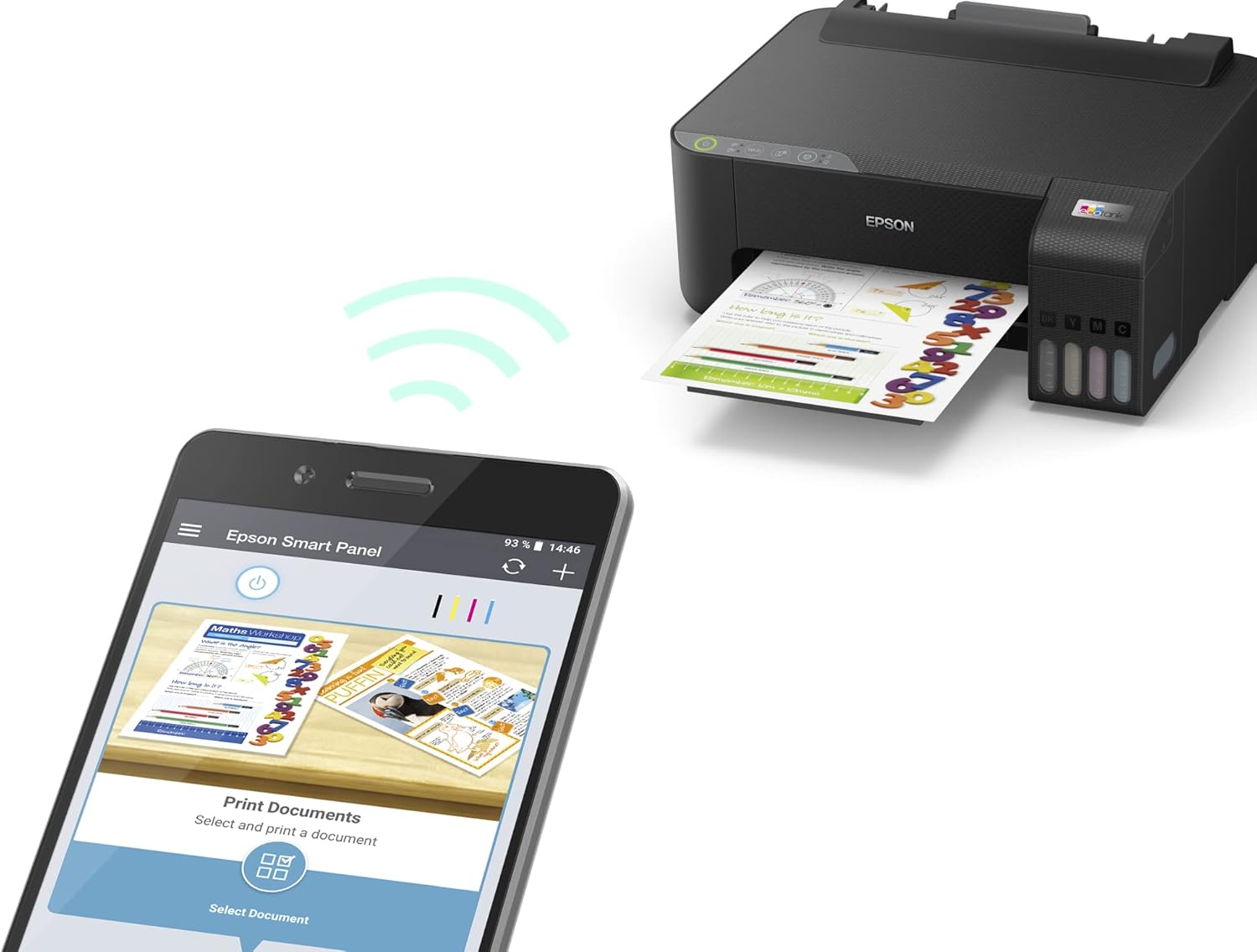 EPSON EcoTank L1250 Tank A4 Printer WiFi SmartPanel A4 Color - Image 2