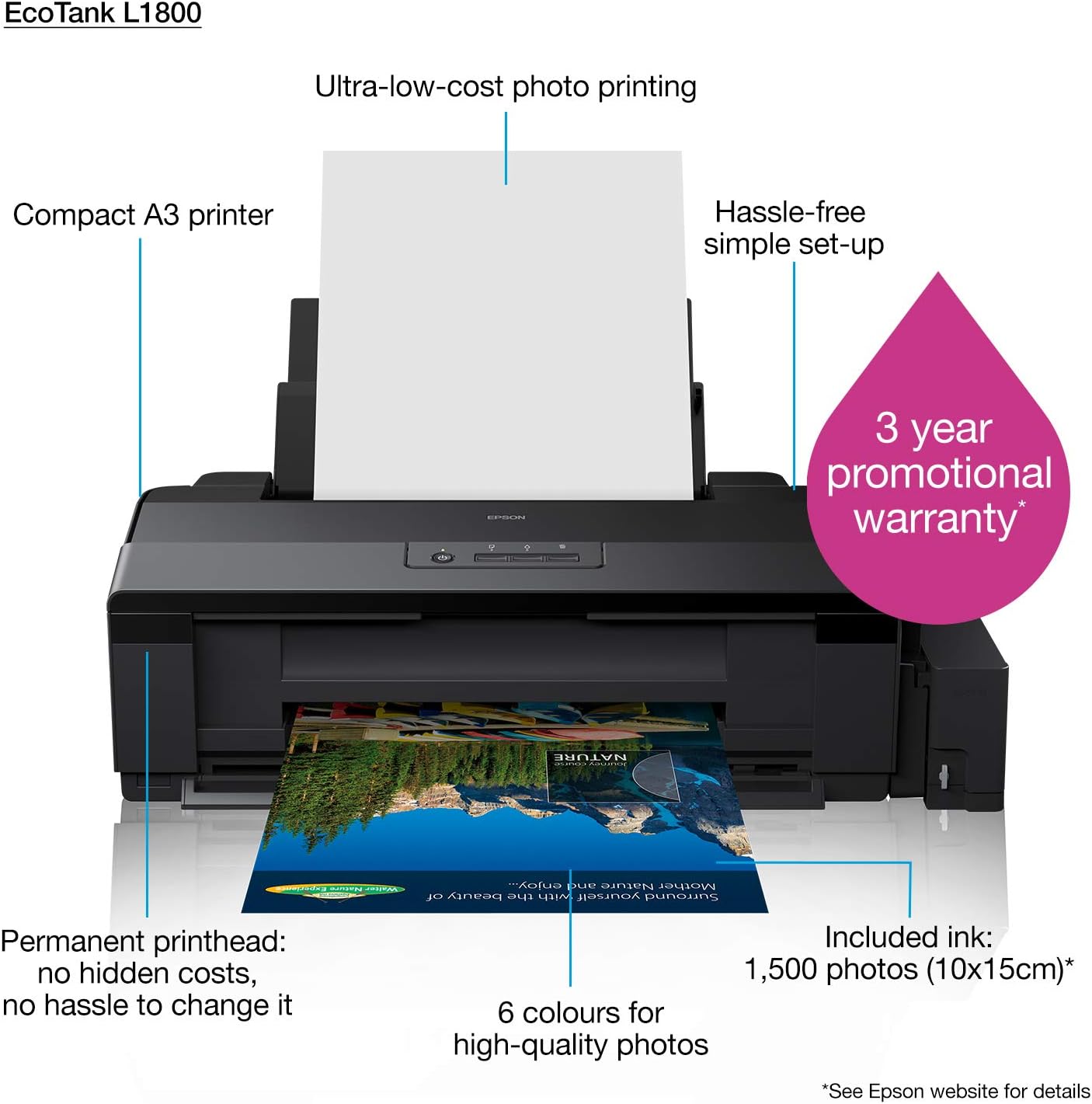 EPSON Ecotank L1800 A3 Color - Image 6