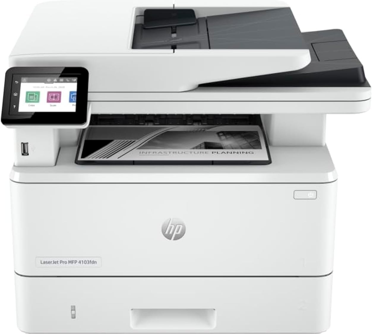 HP LaserJet Pro MFP 4103fdn Print copy scan fax Multi Black Laser - Image 3